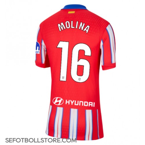 Atletico Madrid Nahuel Molina #16 Replika Hemmatröja Dam 2024-25 Kortärmad